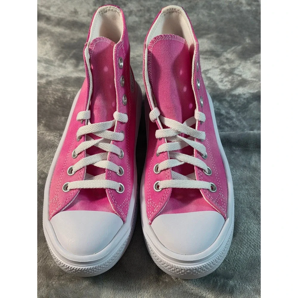 Converse Chuck Taylor All Star Move Youth 4.5 Platform Sneakers Fuchsia Pink NEW